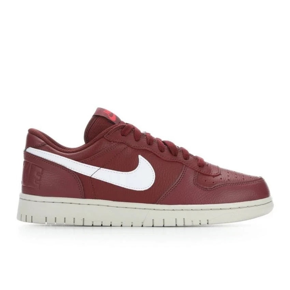 Nike Big Nike Low Men's Low Top Sneakers Burgundy White 355152-601 Sz 11.5